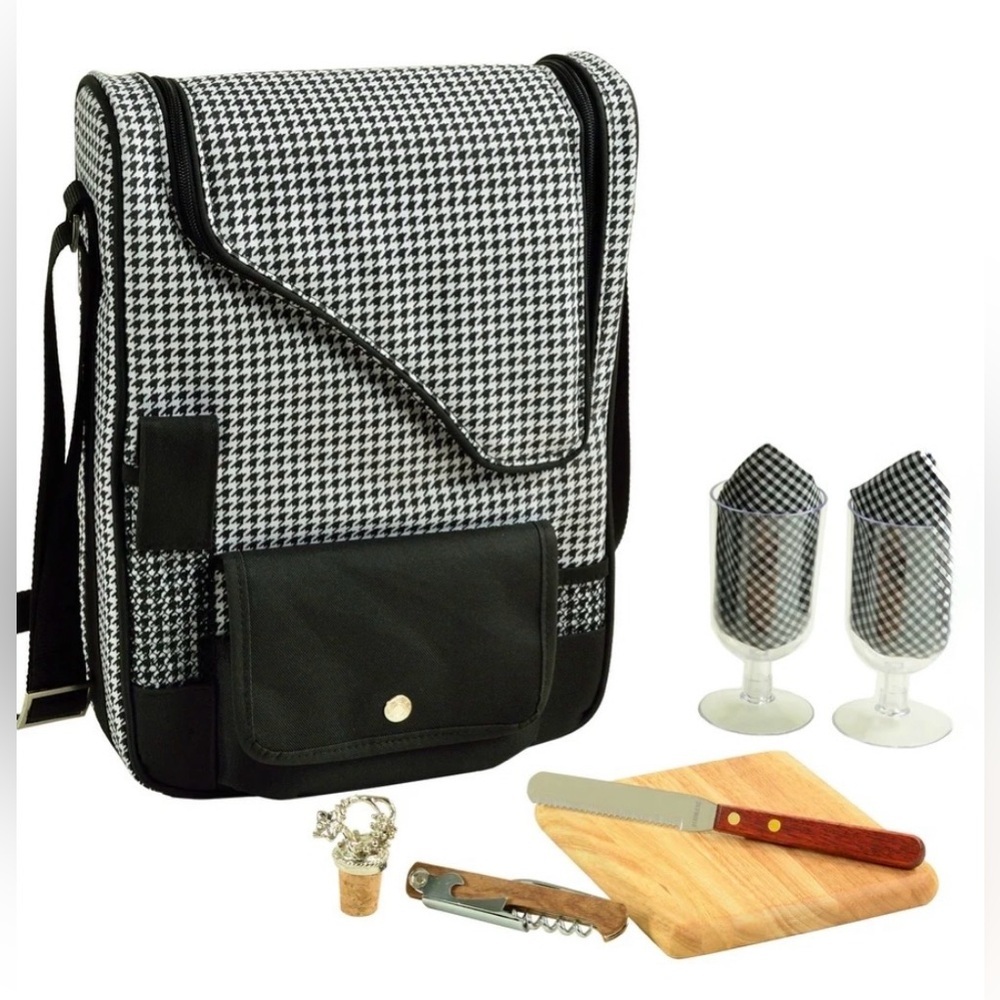 Picnic at Ascot Wine & Cheese Cooler Bag - Bag and napkins ONLY